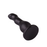 Чёрный анальный стимулятор для массажа простаты - 13,5 см. купить в секс шопе