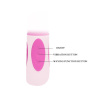 Розовый вибратор-ротатор с анальным и клиторальным стимуляторами - 22,3 см. купить в секс шопе