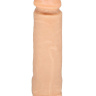 Насадка-фаллос для трусиков с плугом - 19 см. купить в секс шопе