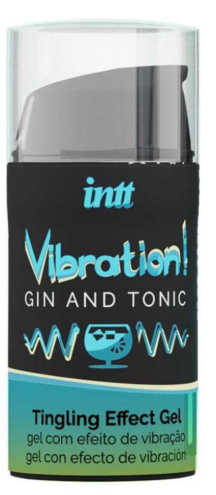 Жидкий интимный гель с эффектом вибрации Vibration! Gin   Tonic - 15 мл. купить в секс шопе