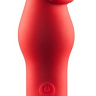 Красный силиконовый анальный вибромассажер  - 12,7 см. купить в секс шопе
