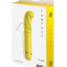 Желтый перезаряжаемый вибратор Flamie - 18,5 см. купить в секс шопе