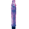 Фиолетовый гелевый вибратор в форме крокодильчика - 19 см. купить в секс шопе