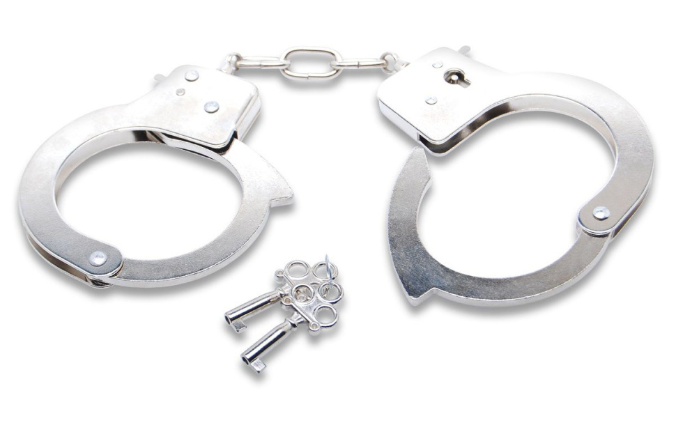 Наручники с ключами Official Handcuffs купить в секс шопе