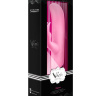 Розовый вибратор с клиторальным отростком VILAIN BIANCA PASSION - 18 см. купить в секс шопе