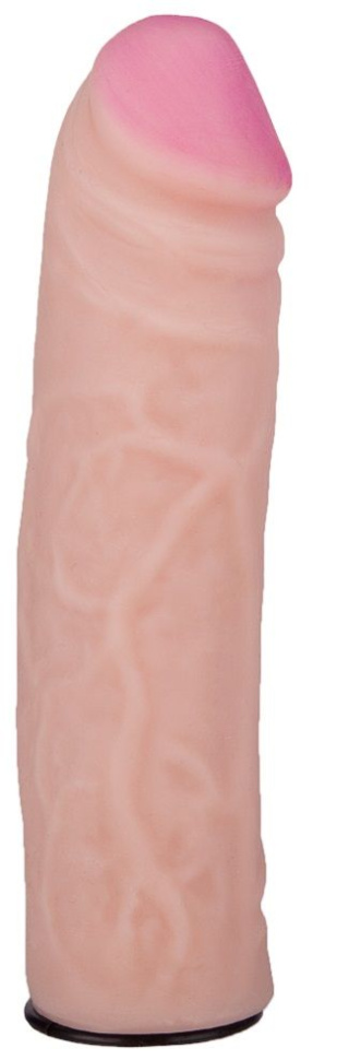 Черный пояс-трусики с насадкой  Гламур Эмма  - 15,5 см. купить в секс шопе