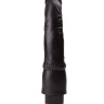 Чёрный вибромассажер-реалистик - 19,3 см. купить в секс шопе