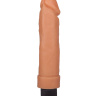 Гелевый вибратор телесного цвета - 20,5 см. купить в секс шопе