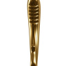 Золотистый стимулятор G-точки из стекла - 16,5 см. купить в секс шопе