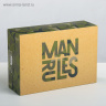 Складная коробка Man rules - 16 х 23 см. купить в секс шопе