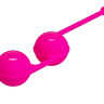 Ярко-розовые вагинальные шарики Kegel Tighten Up III купить в секс шопе