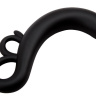 Черный G-стимулятор Two-Finger G-Spot Plug - 14 см. купить в секс шопе