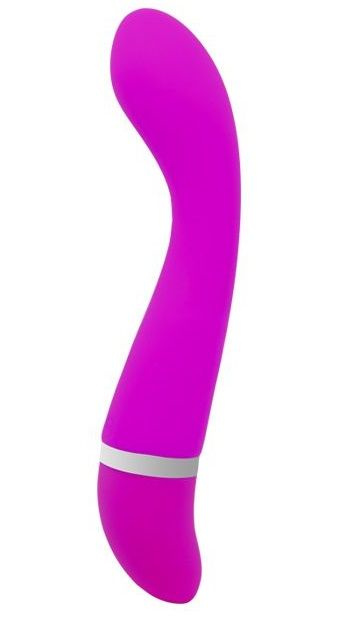 Лиловый вибратор Cvelyn - 18,9 см. купить в секс шопе