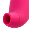 Ярко-розовый многофункциональный стимулятор клитора Blossy купить в секс шопе