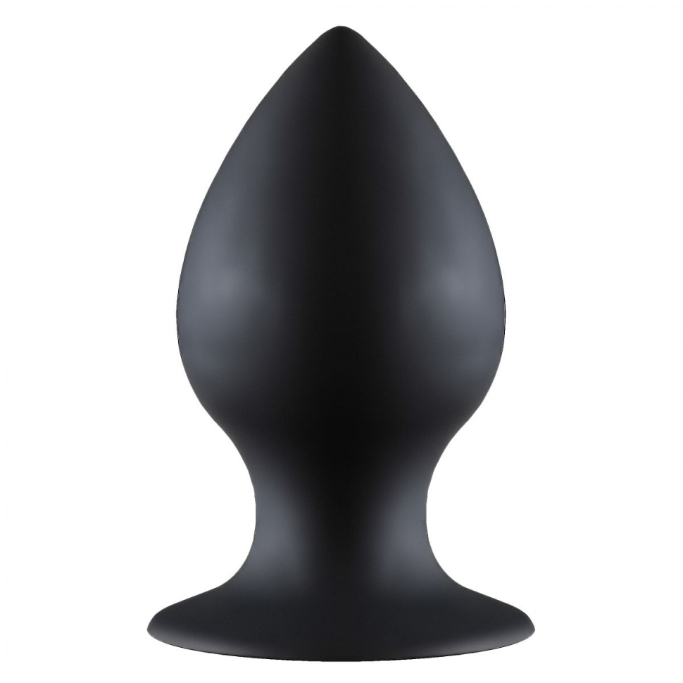 Чёрная анальная пробка Thick Anal Plug XL - 13 см. купить в секс шопе