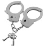 Наручники из листового металла с ключами Metal Handcuffs купить в секс шопе