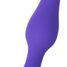Фиолетовая анальная пробка - 12,5 см. купить в секс шопе