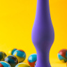 Фиолетовая анальная пробка - 12,5 см. купить в секс шопе