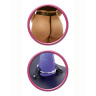 Фиолетовый страпон Plus Size Strap-On для дам размера plus size - 21 см. купить в секс шопе