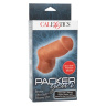 Коричневый фаллоимитатор для ношения Packer Gear Ultra-Soft Silicone STP Packer купить в секс шопе