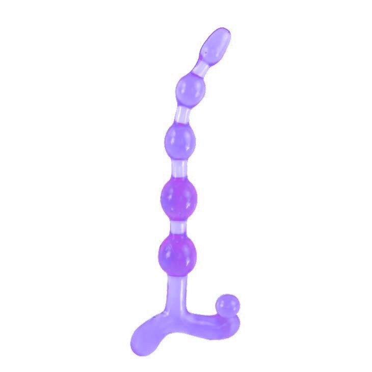 Фиолетовый анальный стимулятор - 22 см. купить в секс шопе