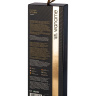 Чёрный вибратор WANAME Storm со стимулирующими рёбрами - 22,5 см. купить в секс шопе