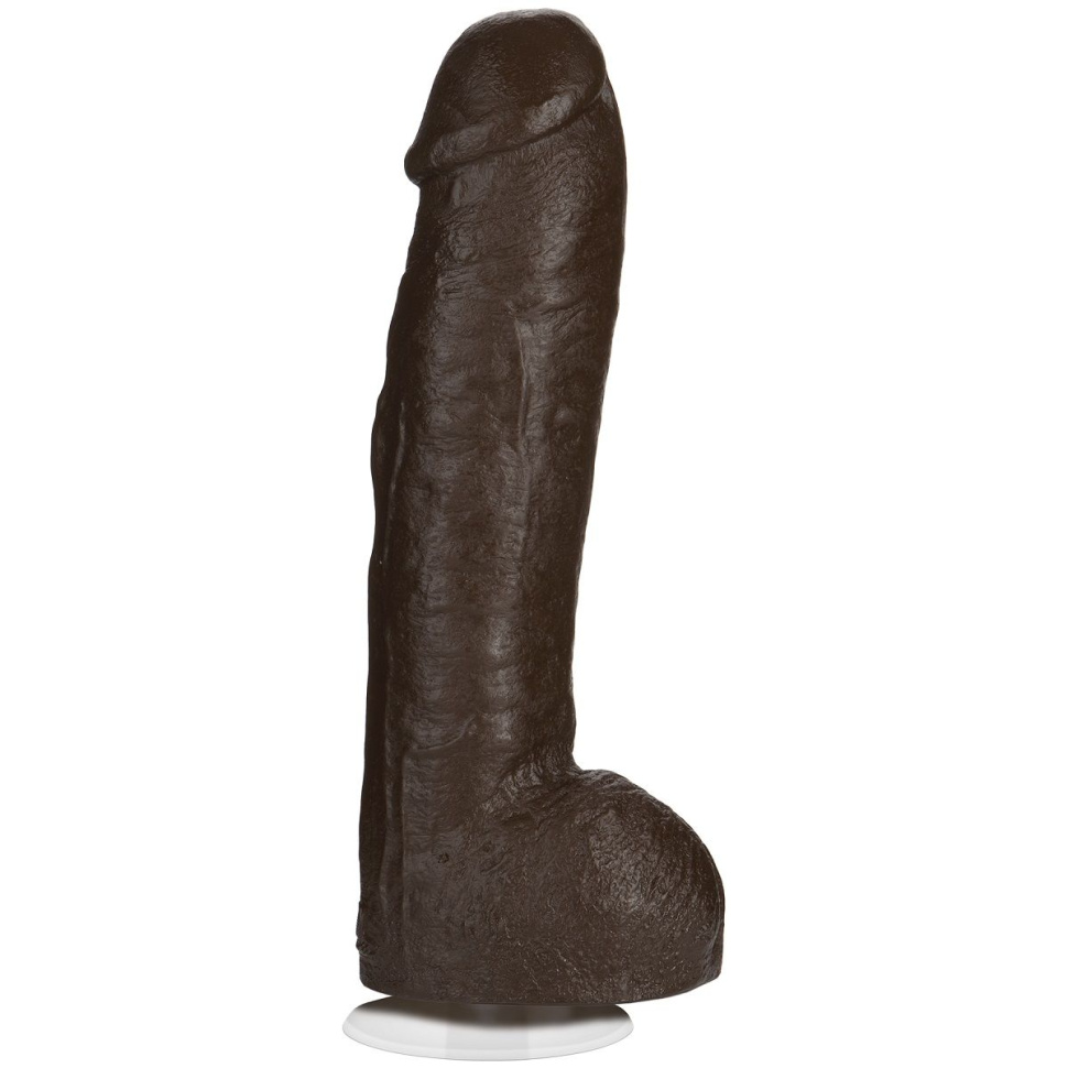Коричневый фаллоимитатор BAM Huge 13  Realistic Cock - 31 см. купить в секс шопе