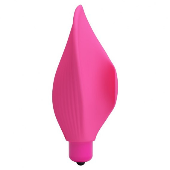Розовый вибростимулятор в форме раковины Nicole купить в секс шопе