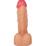 Телесный фаллоимитатор на присоске Sensual - 16,8 см. купить в секс шопе