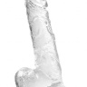 Прозрачный фаллоимитатор Oxygen - 17,5 см. купить в секс шопе