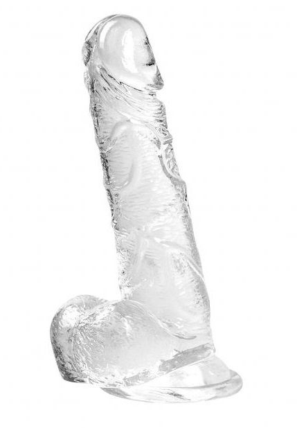 Прозрачный фаллоимитатор Oxygen - 17,5 см. купить в секс шопе