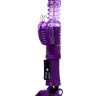 Фиолетовый вибратор-кролик на присоске - 23,5 см. купить в секс шопе