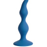 Синяя анальная пробка Vesta - 12,5 см. купить в секс шопе