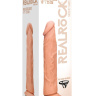 Телесный фаллоимитатор Realistic Dildo с трусиками - 26,7 см. купить в секс шопе