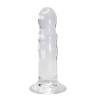 Прозрачный фаллоимитатор на присоске Gallant Jelly Dildo - 16 см. купить в секс шопе