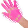 Розовая перчатка для мастурбации Luv Glove купить в секс шопе