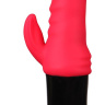 Красный вибростимулятор-кролик Ribbed Punch - 23,7 см. купить в секс шопе