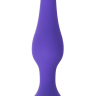 Фиолетовая анальная пробка - 11,3 см. купить в секс шопе