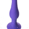 Фиолетовая анальная пробка - 11,3 см. купить в секс шопе