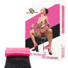 Набор из 5 черно-розовых атласных лент для связывания купить в секс шопе