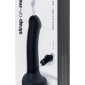 Черный фаллос с имитацией эякуляции Silicon Cum Dildo L - 19,6 см. купить в секс шопе