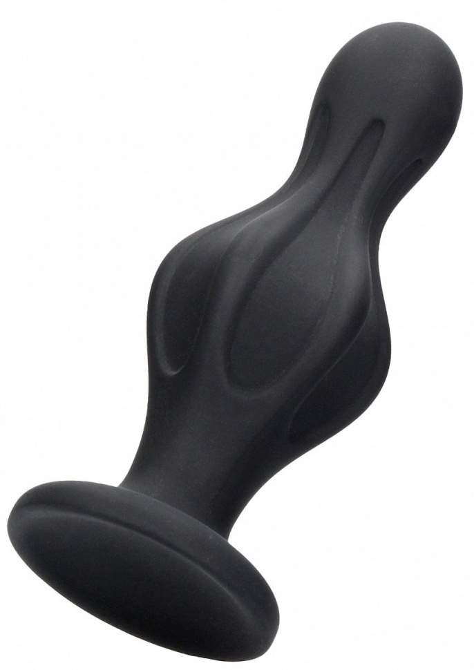 Черная анальная пробка Magic Butt Plug - 11,3 см. купить в секс шопе