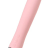 Розовый силиконовый вибратор с функцией нагрева и пульсирующими шариками FAHRENHEIT - 19 см. купить в секс шопе