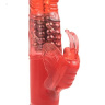 Красный вибромассажер Climax Joy 3X Multi-Purpose Rabbit Vibe - 23,5 см. купить в секс шопе
