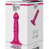Розовая анальная пробка-фаллос SPIRAL PLUG - 13,5 см. купить в секс шопе