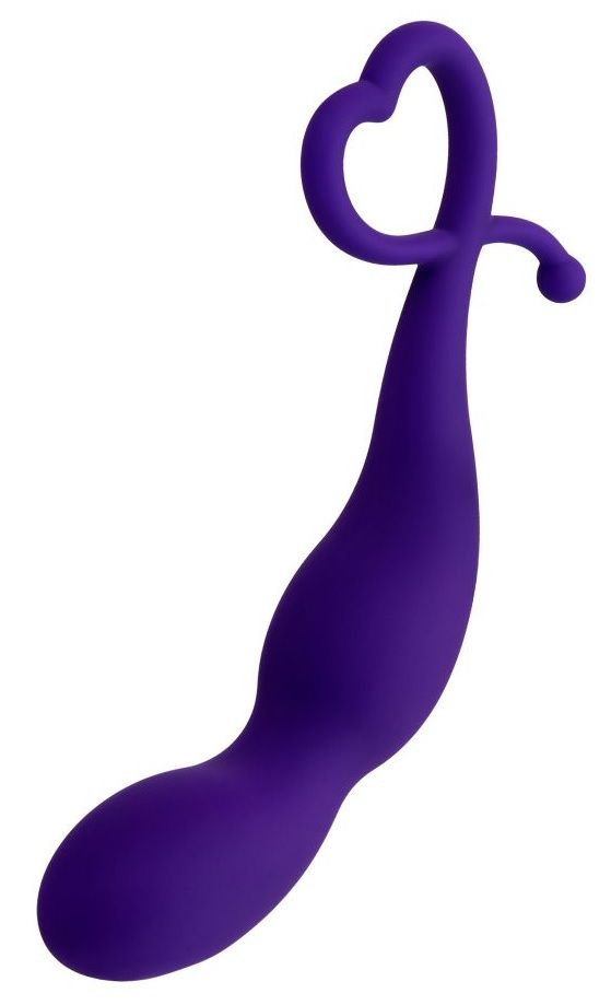 Фиолетовый анальный стимулятор Wlap - 16 см. купить в секс шопе