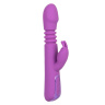 Фиолетовый вибратор-кролик Elite Thrusting Rabbit с возвратно-поступательными движениями - 23,5 см. купить в секс шопе