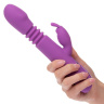 Фиолетовый вибратор-кролик Elite Thrusting Rabbit с возвратно-поступательными движениями - 23,5 см. купить в секс шопе