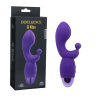 Фиолетовый вибратор INDULGENCE Rechargeable G Kiss - 16,5 см. купить в секс шопе