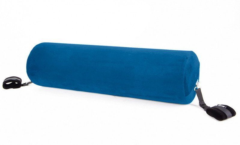 Синяя вельветовая подушка для любви Liberator Retail Whirl купить в секс шопе